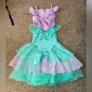 Authentic Disney Purple and Teal Little Mermaid Dress Costume